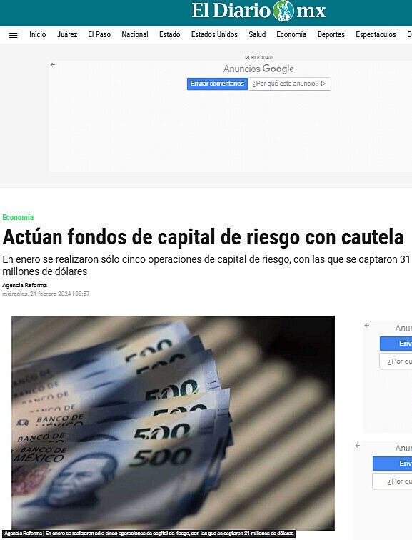 Actan fondos de capital de riesgo con cautela